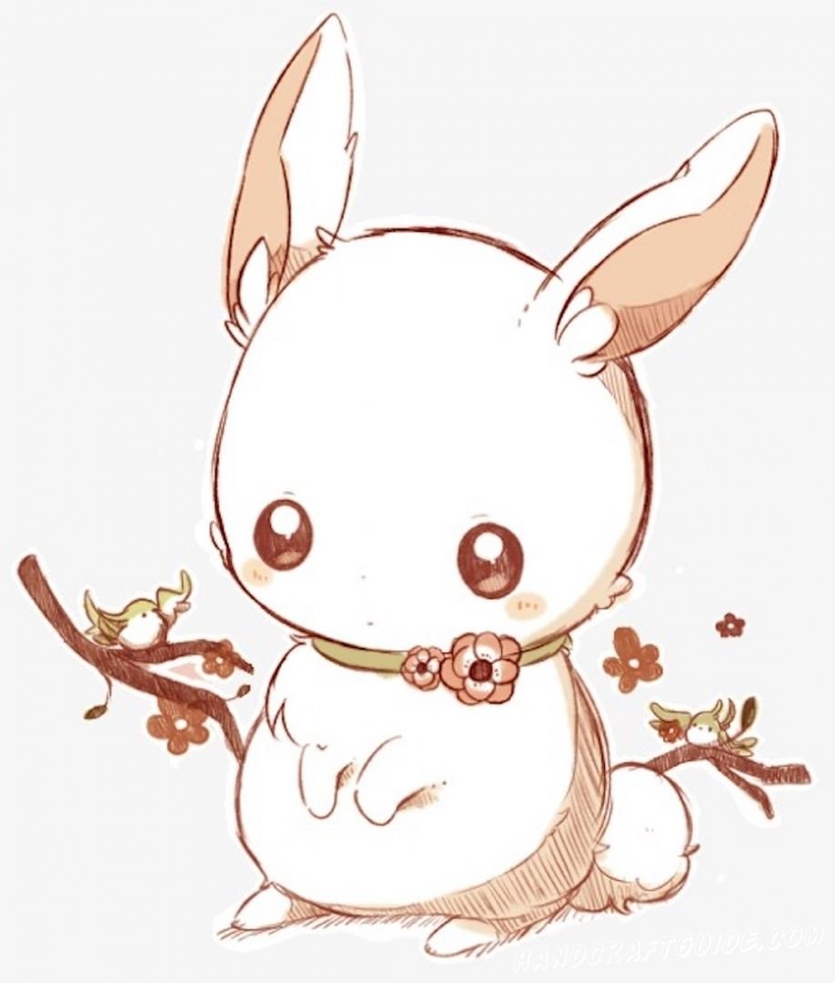 Милые кролики кавай