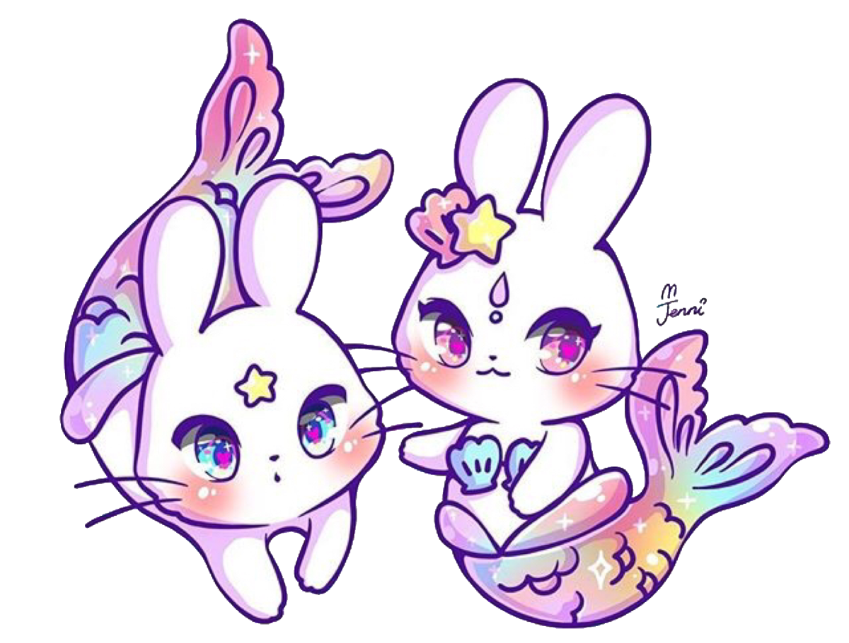 Милый зайчик арт