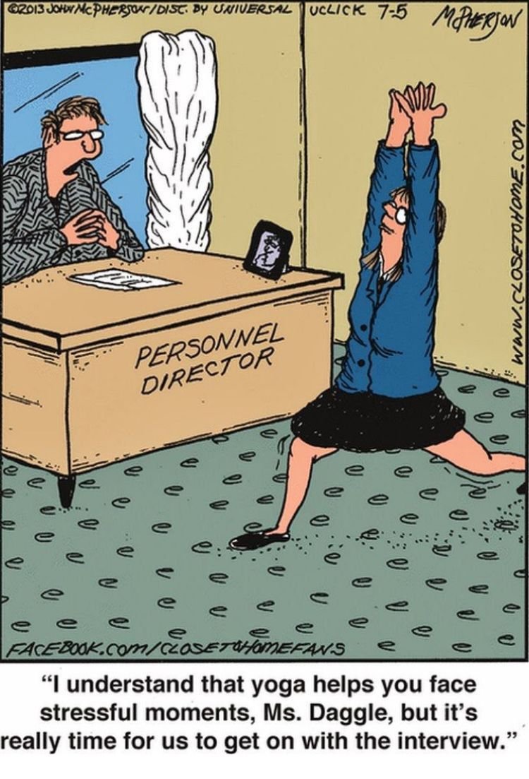 Смешное про йогу