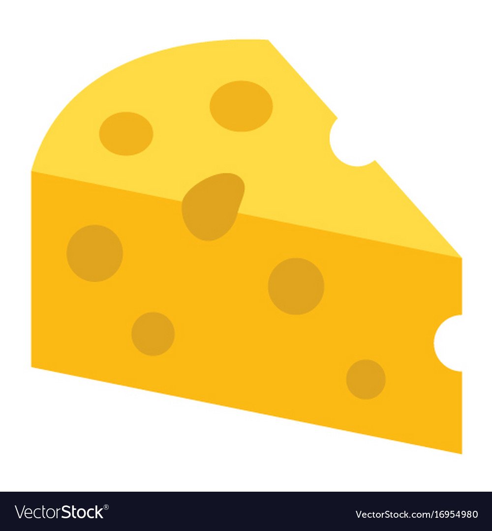 Кусок сыра с дырками