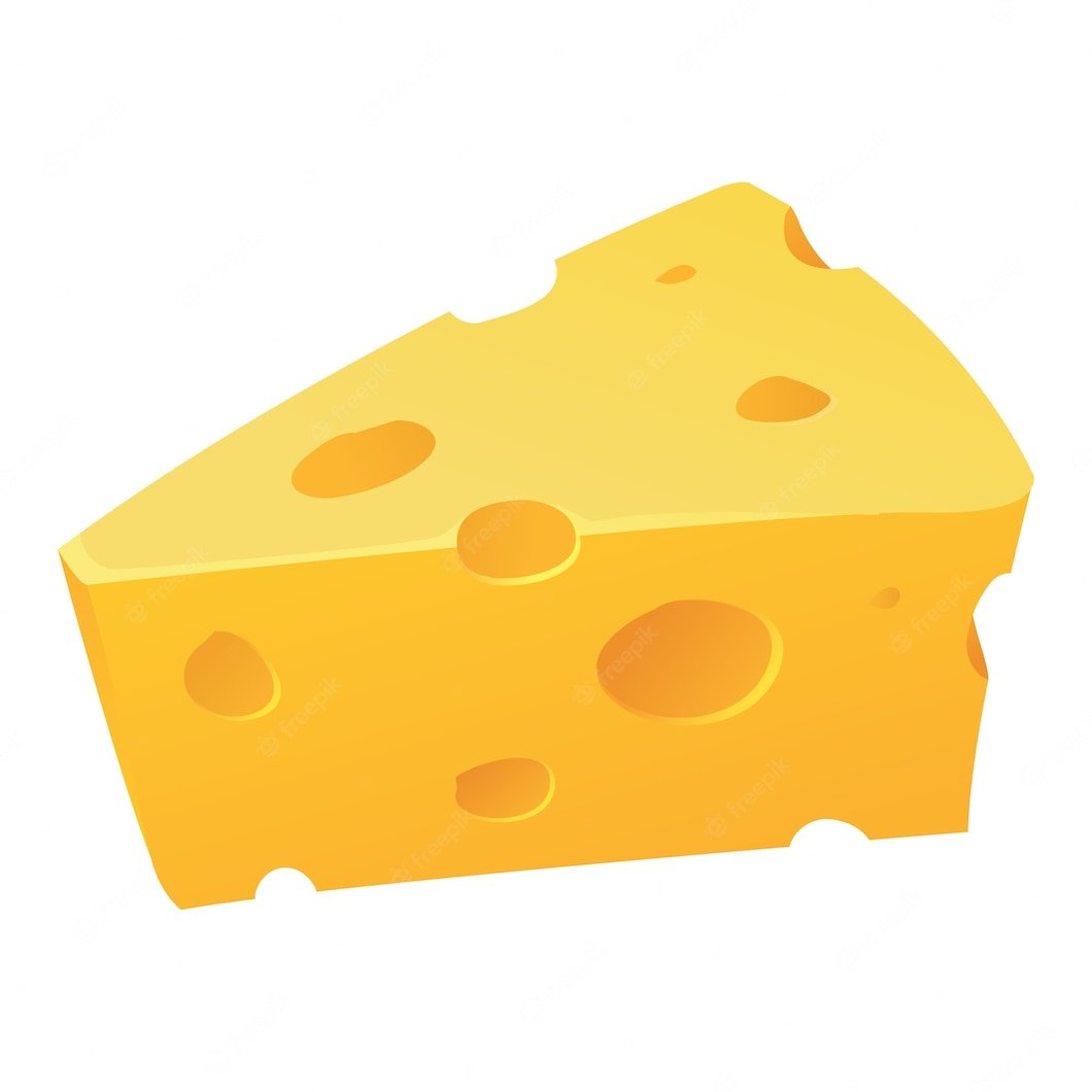 Кусочек сыра на блюдце