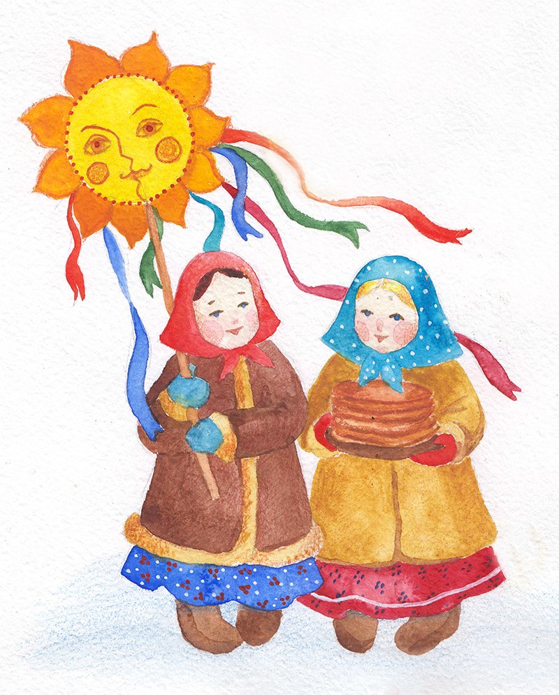 Масленица мультяшная