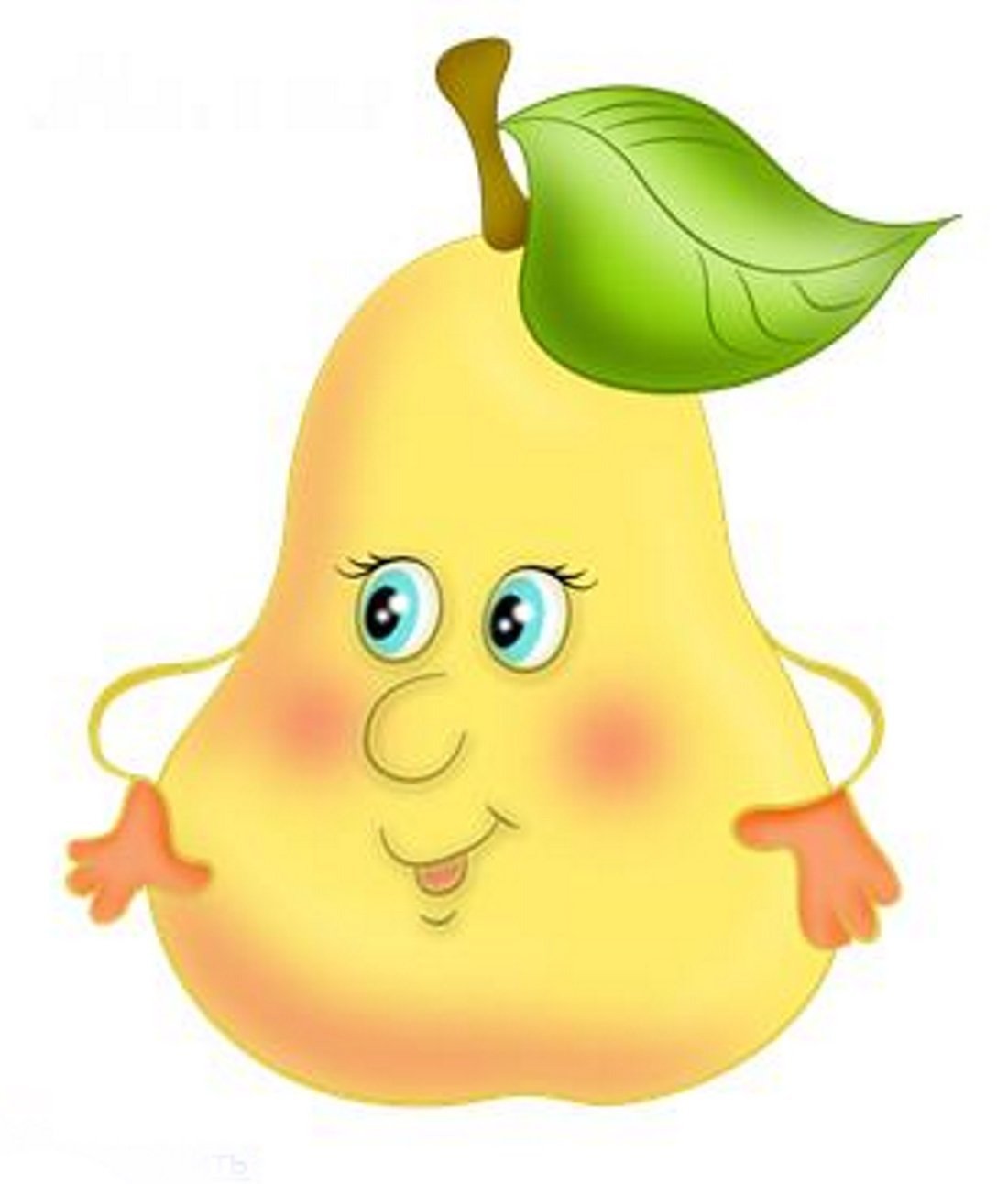 Мультяшные овощи и фрукты