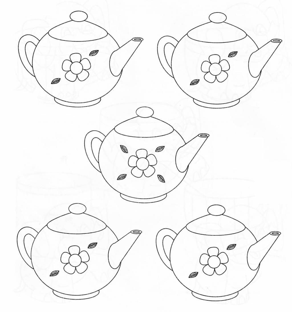 Аппликация на тему посуда в младшей группе