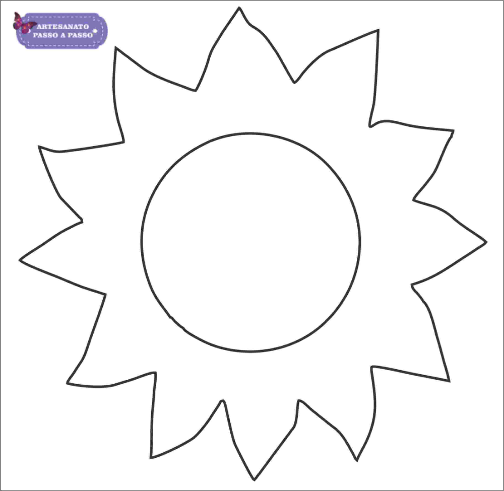 Восходящее солнце с лучами