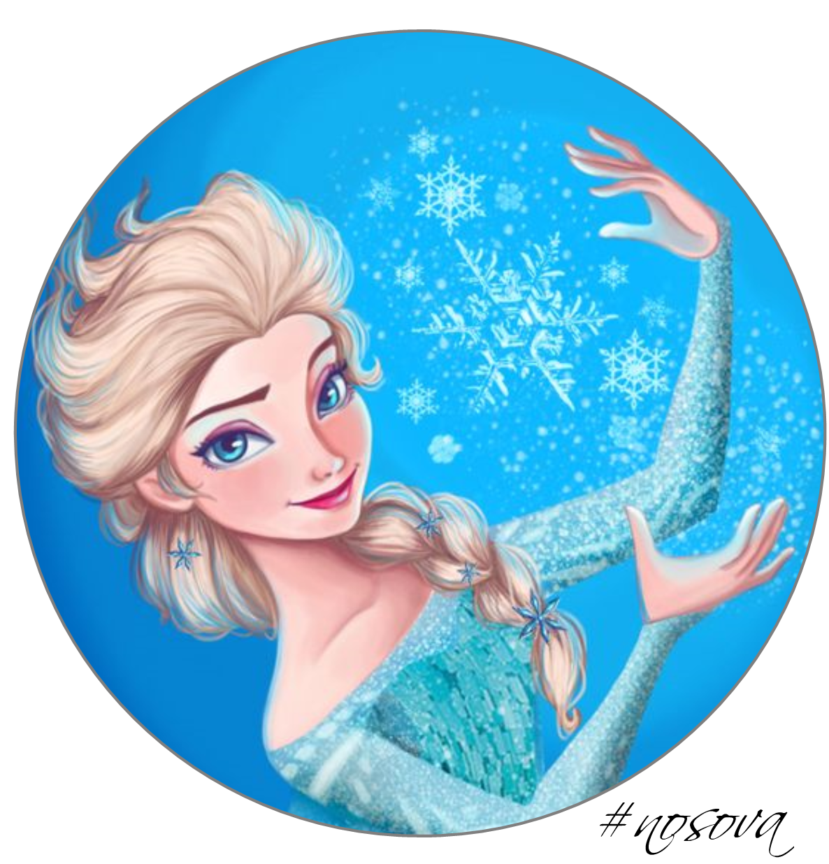 Наклейки Эльза