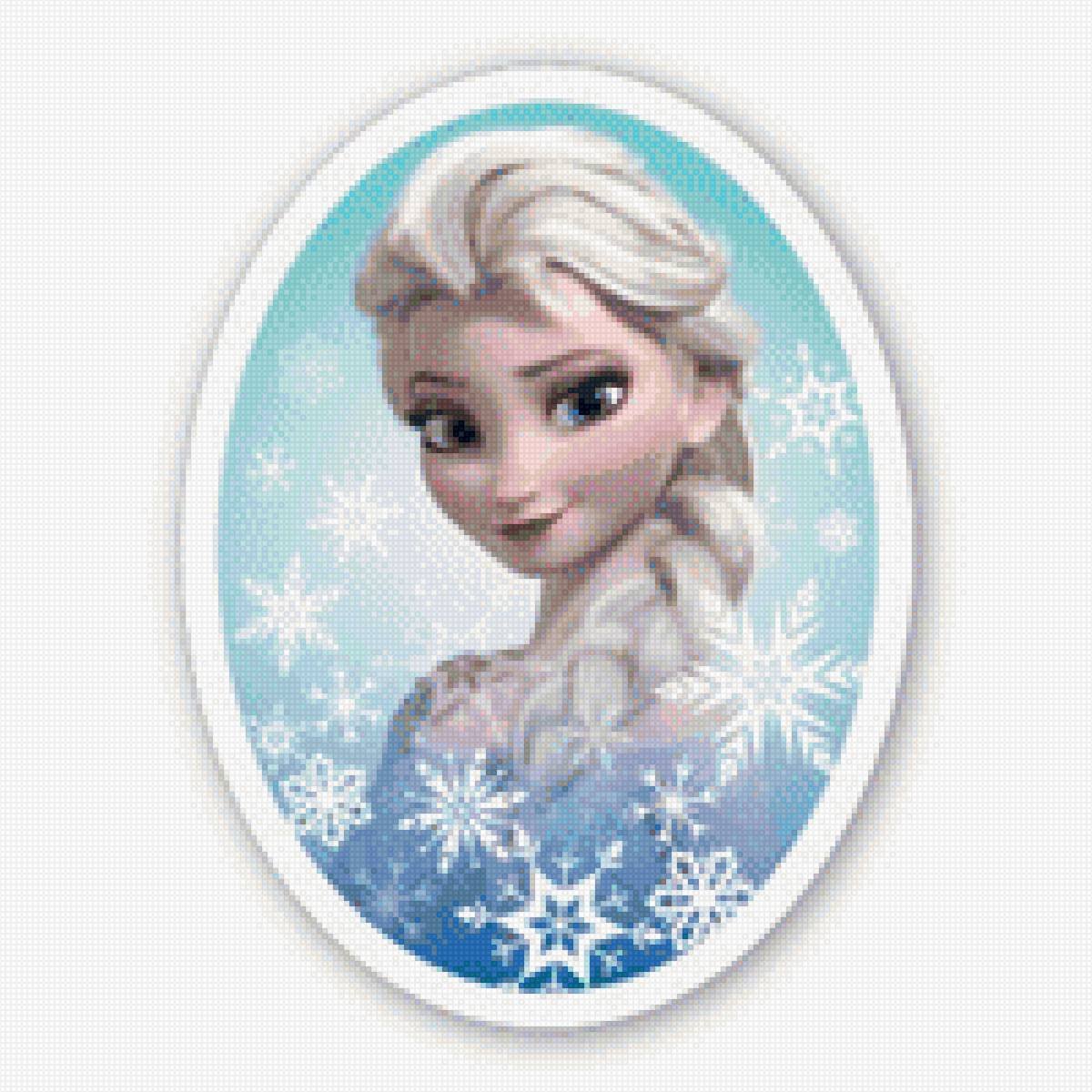 Эльза Холодное сердце кабошоны