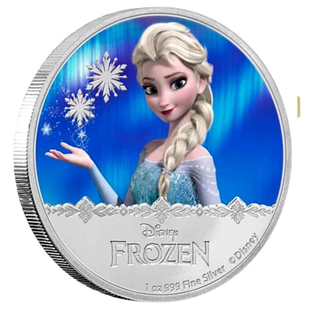 Холодное сердце Эльза и Анна круглая