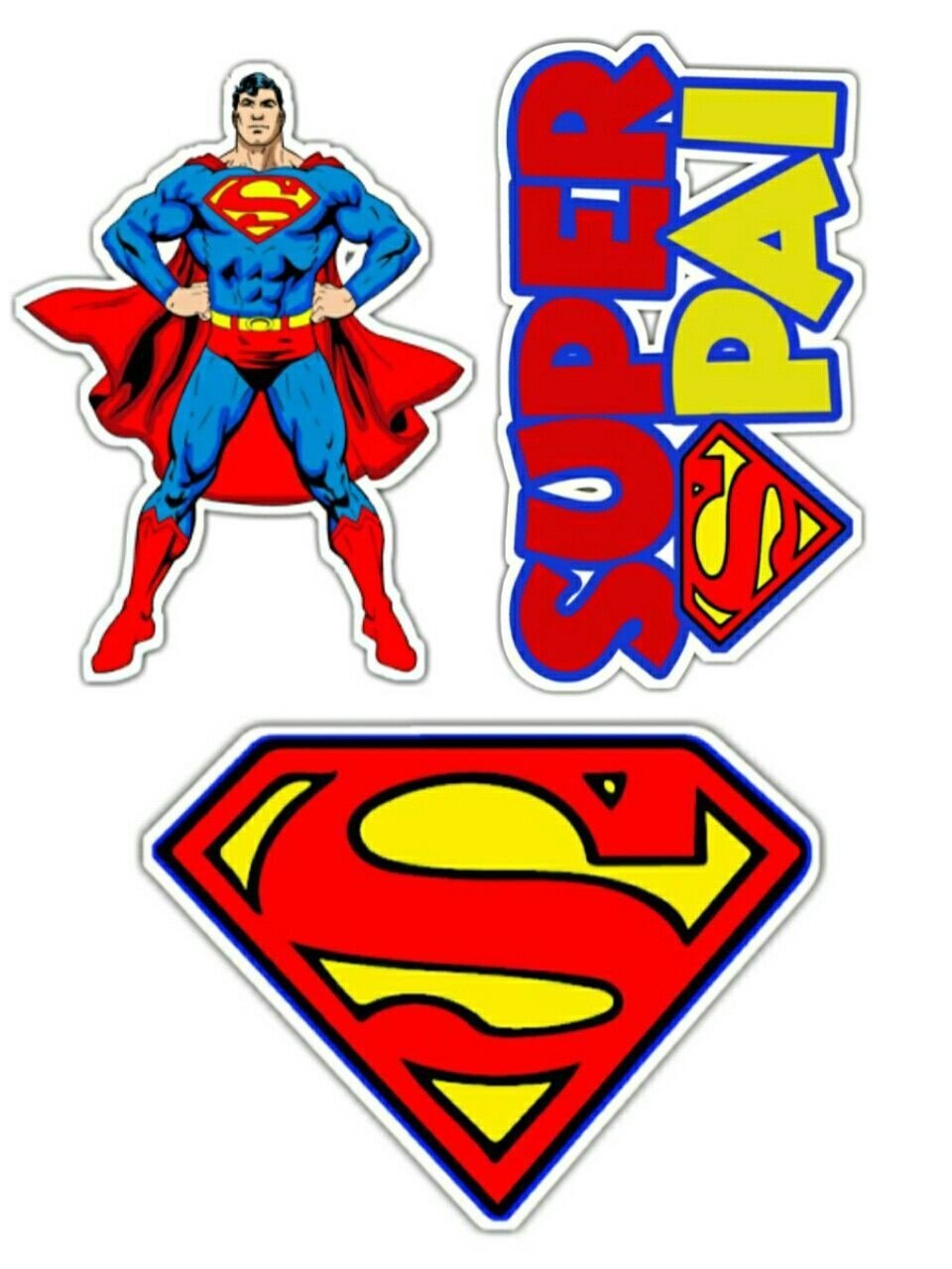 Торт с суперменом картина