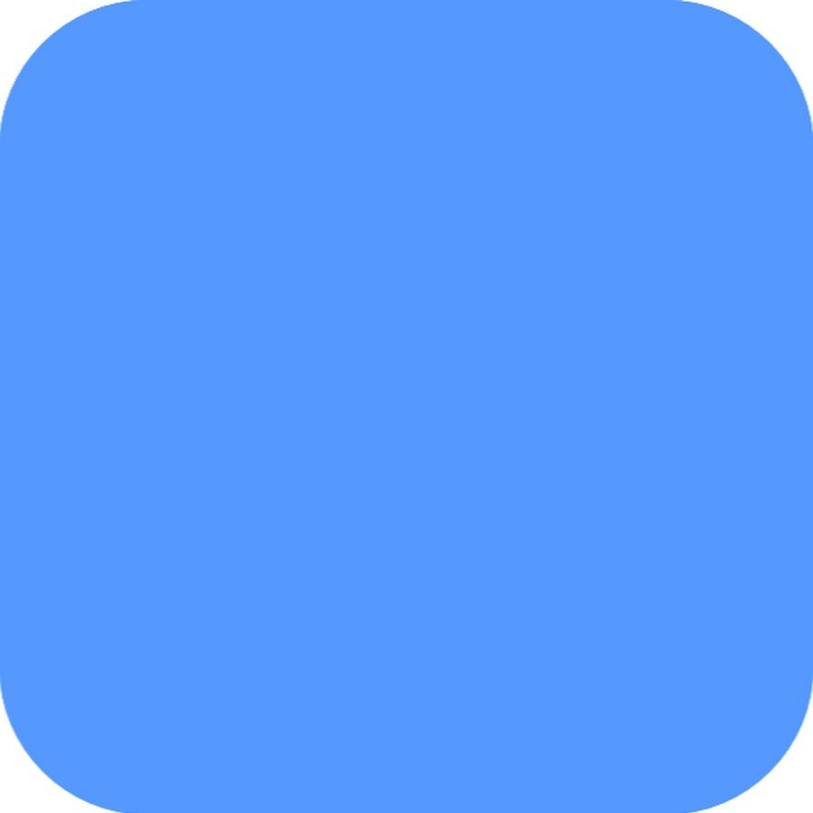 Синий квадрат с закругленными краями