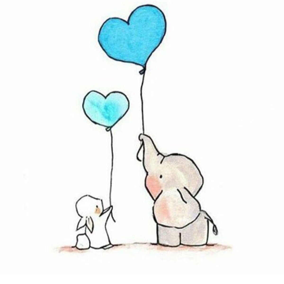 Милые лёгкие рисуночки