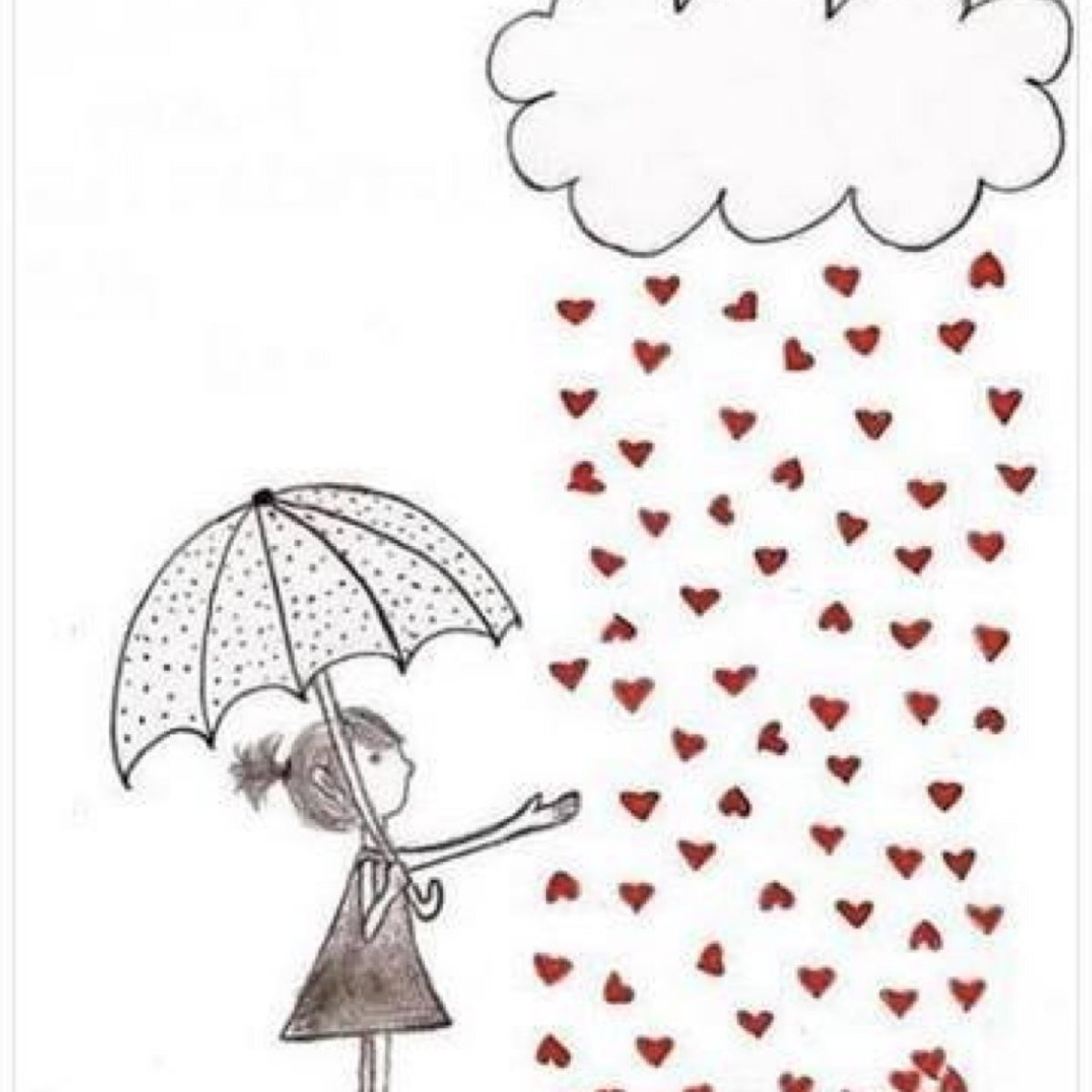 Сердце рисунок карандашом