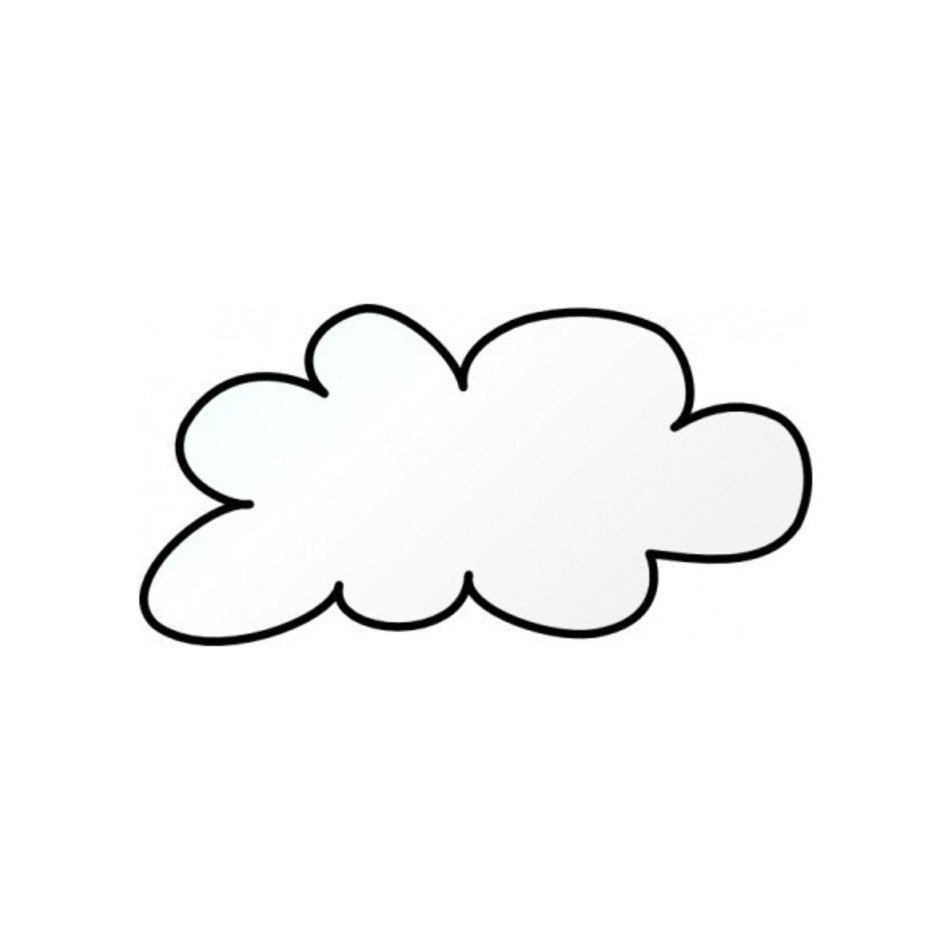 Трафарет облака