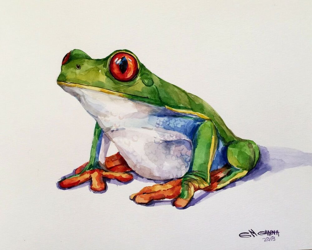 Лягушонок мультяшный