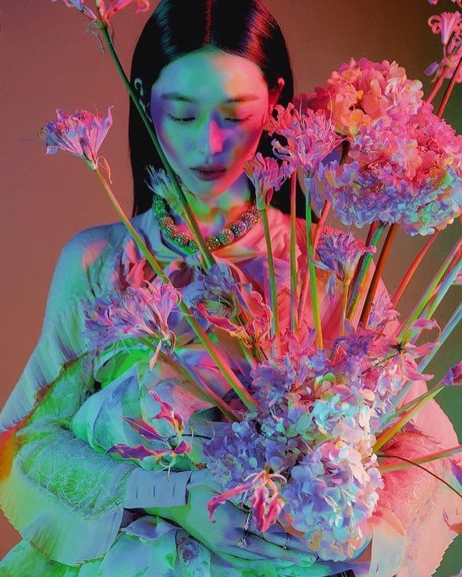 Панно из цветов