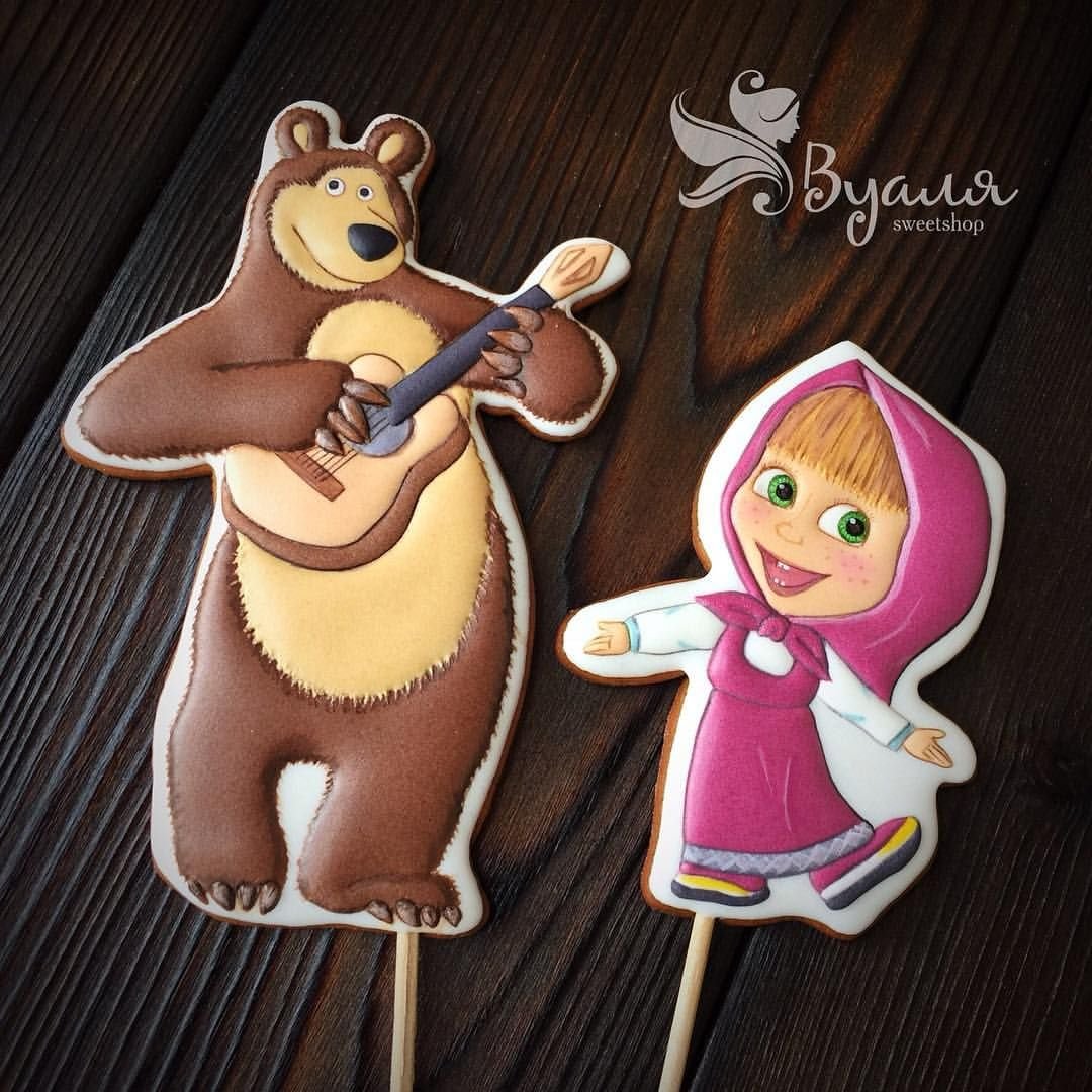 Пряники Маша и медведь