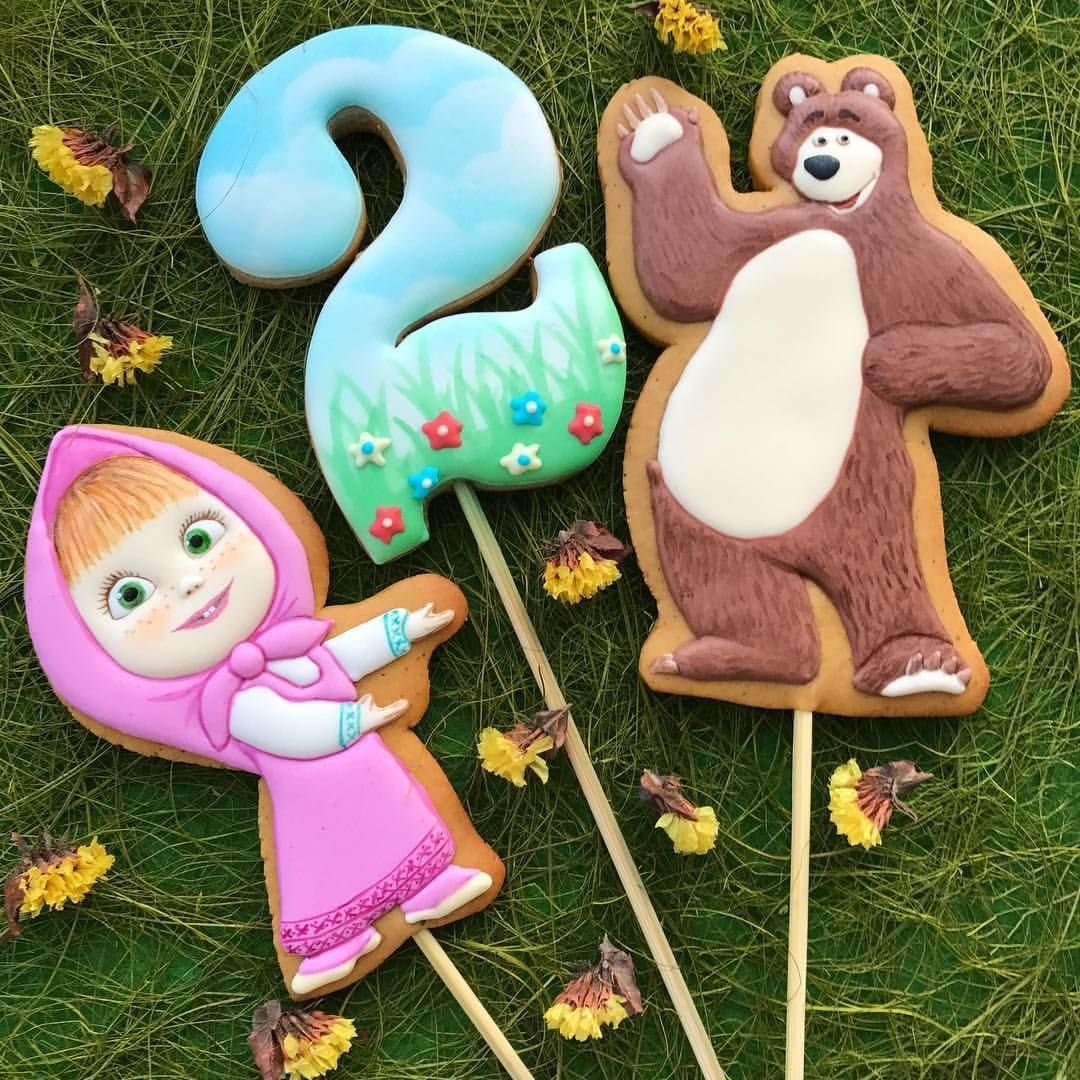 Маша Маша и медведь пряник