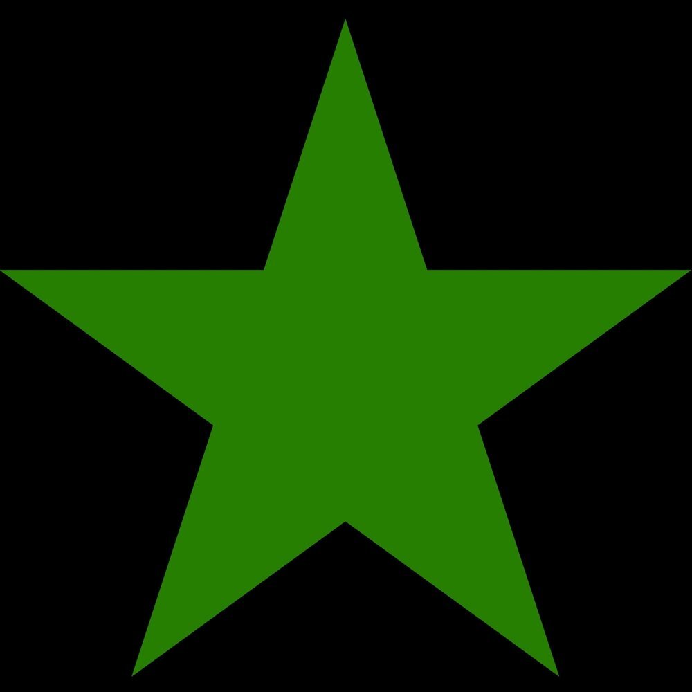 Салатовая звезда