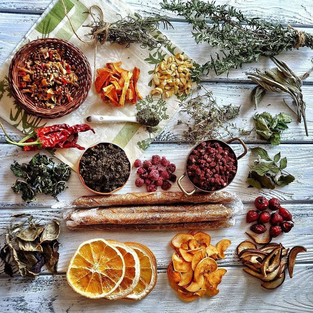 Сушеные лекарственные растения