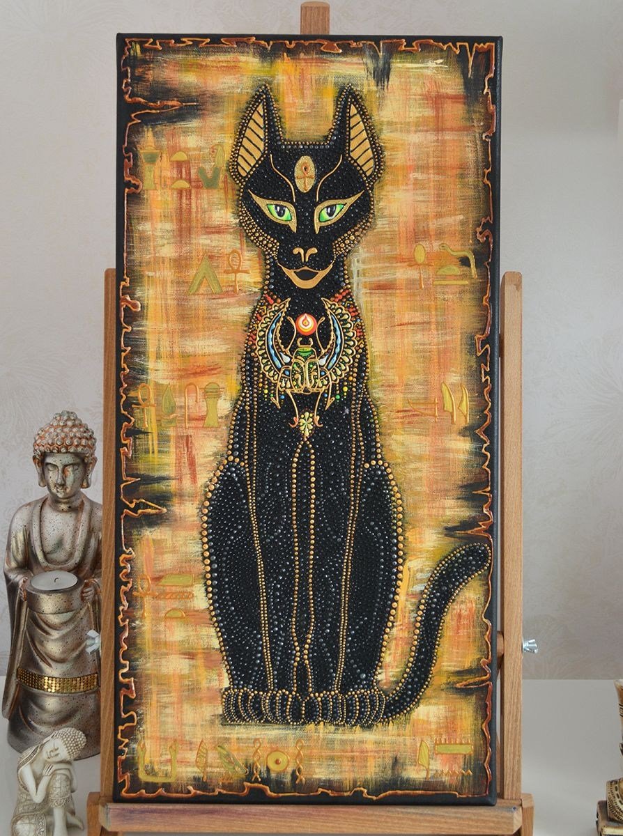 Кошка Египет Бастет Папирус