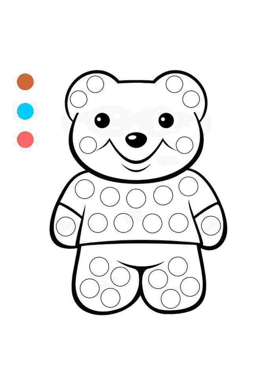 Варежки раскраска