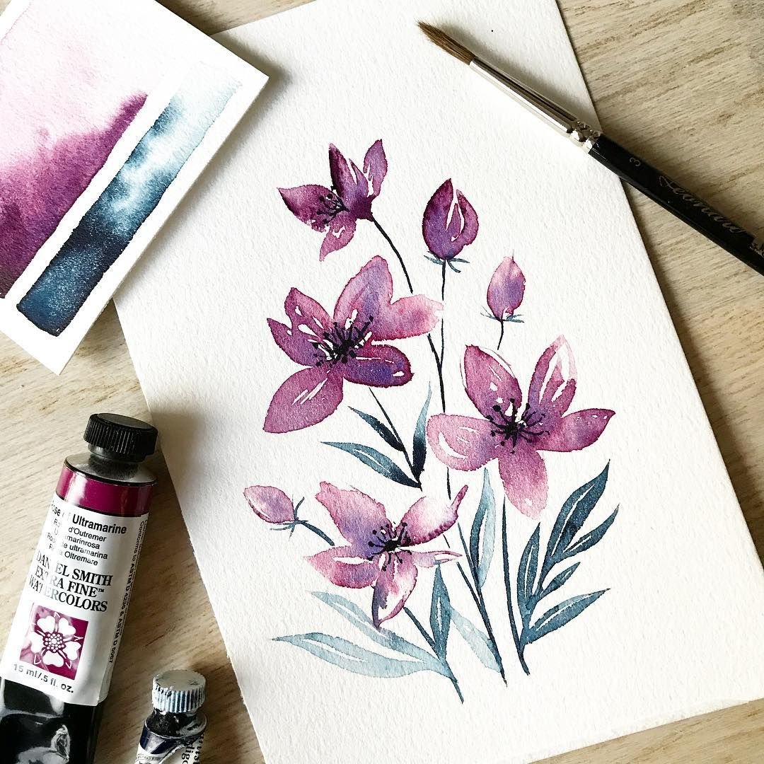 Акварельные открытки