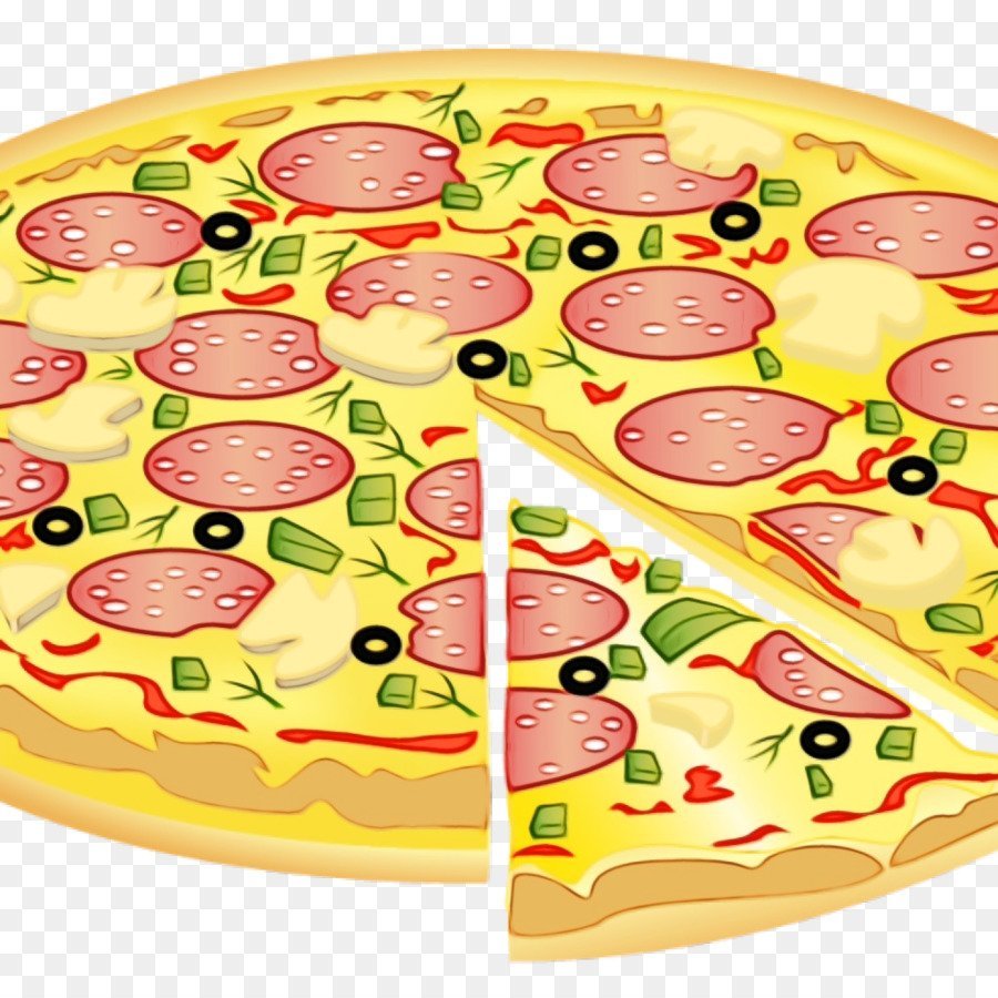 Рисование пиццы с детьми