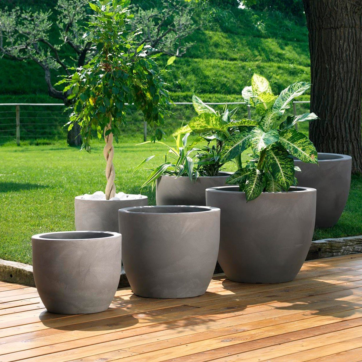 Горшки для цветов большие