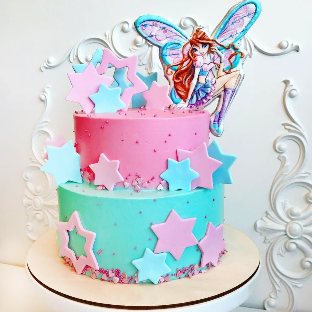 Торт для вечеринки Винкс