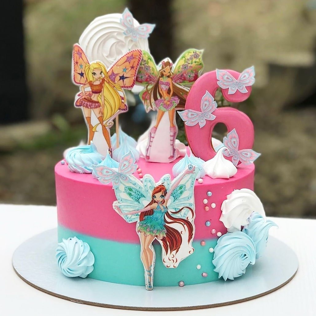 Вафельные картинки на торт