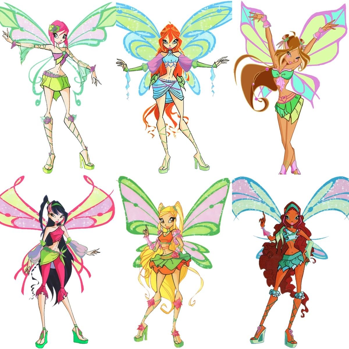 Торт в стиле Винкс