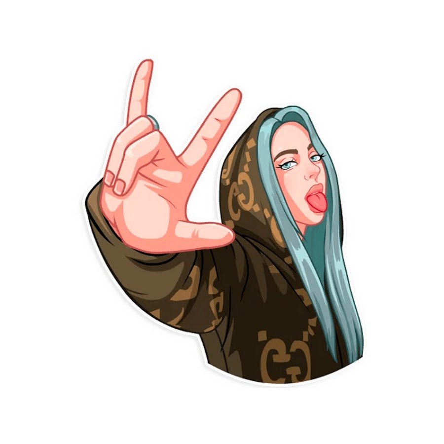 Стикеры Билли Айлиш