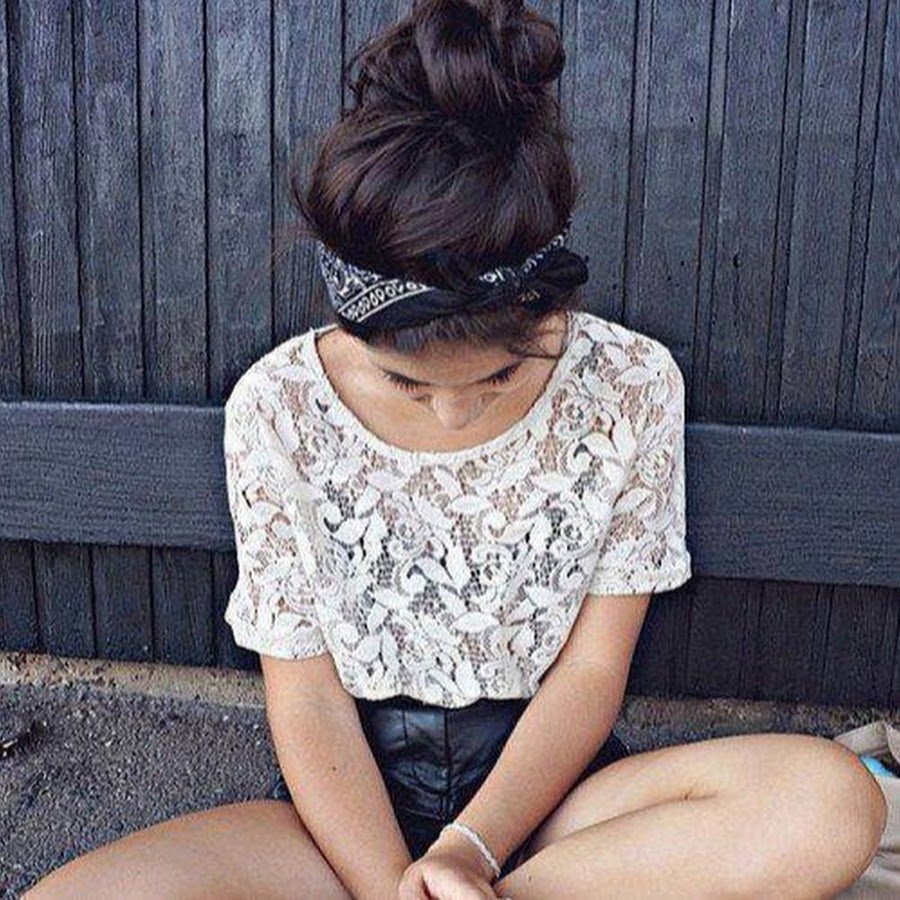 Девушка в найке без лица