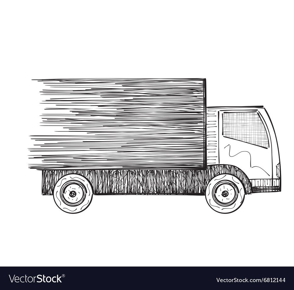 Free delivery грузовик рисунок