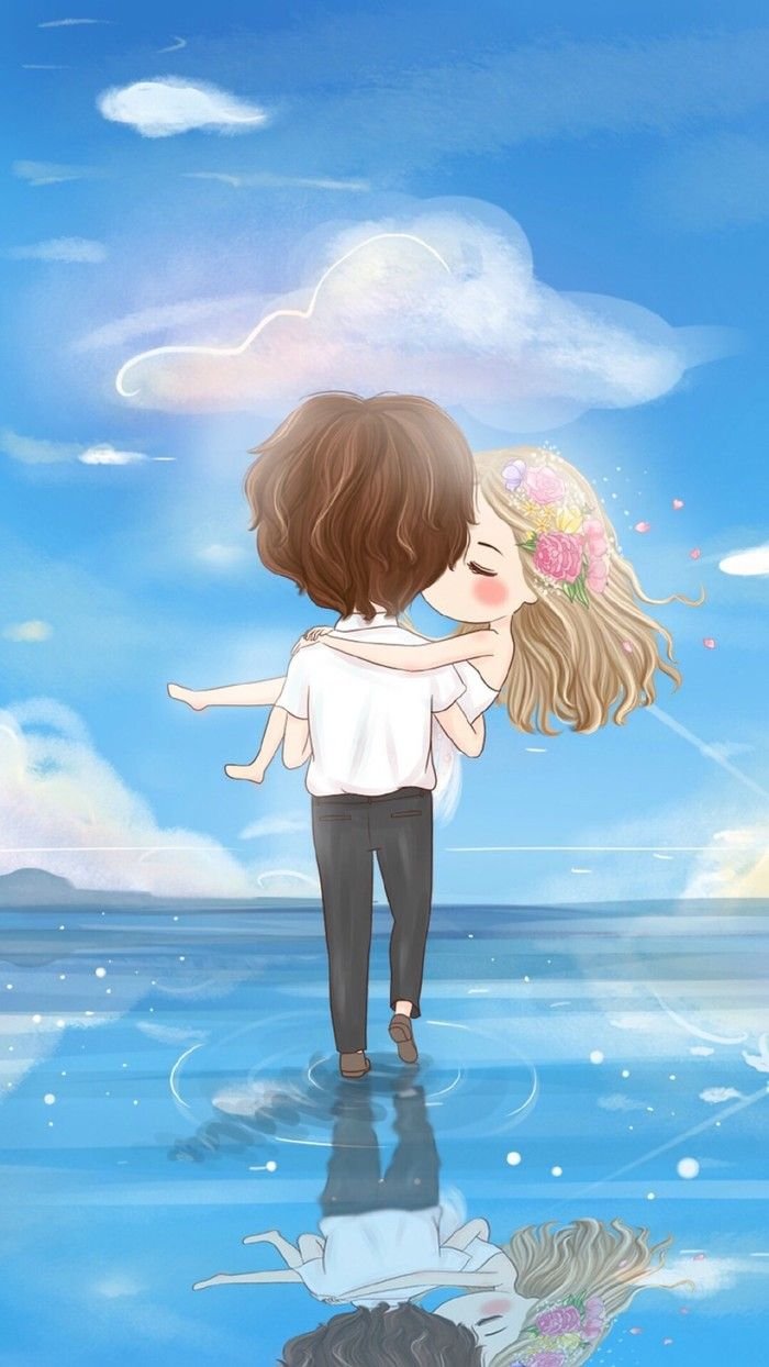 Влюбленные иллюстрация