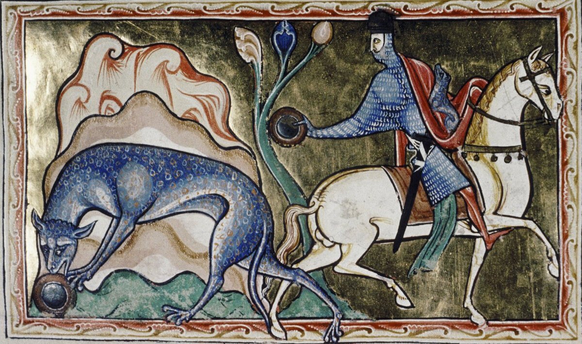 Средневековая живопись книжная миниатюра Бестиарий