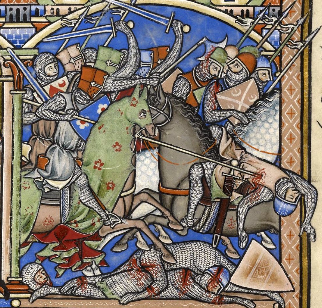 Средневековая миниатюра пейзаж