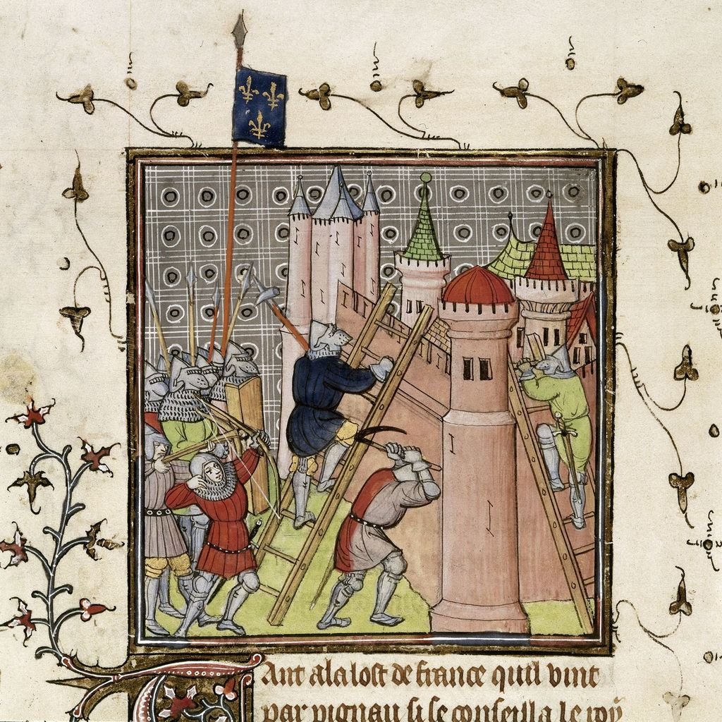 Миниатюра средневековый дом