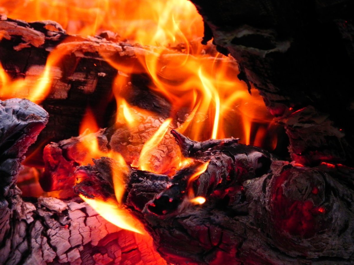 Пламя костра