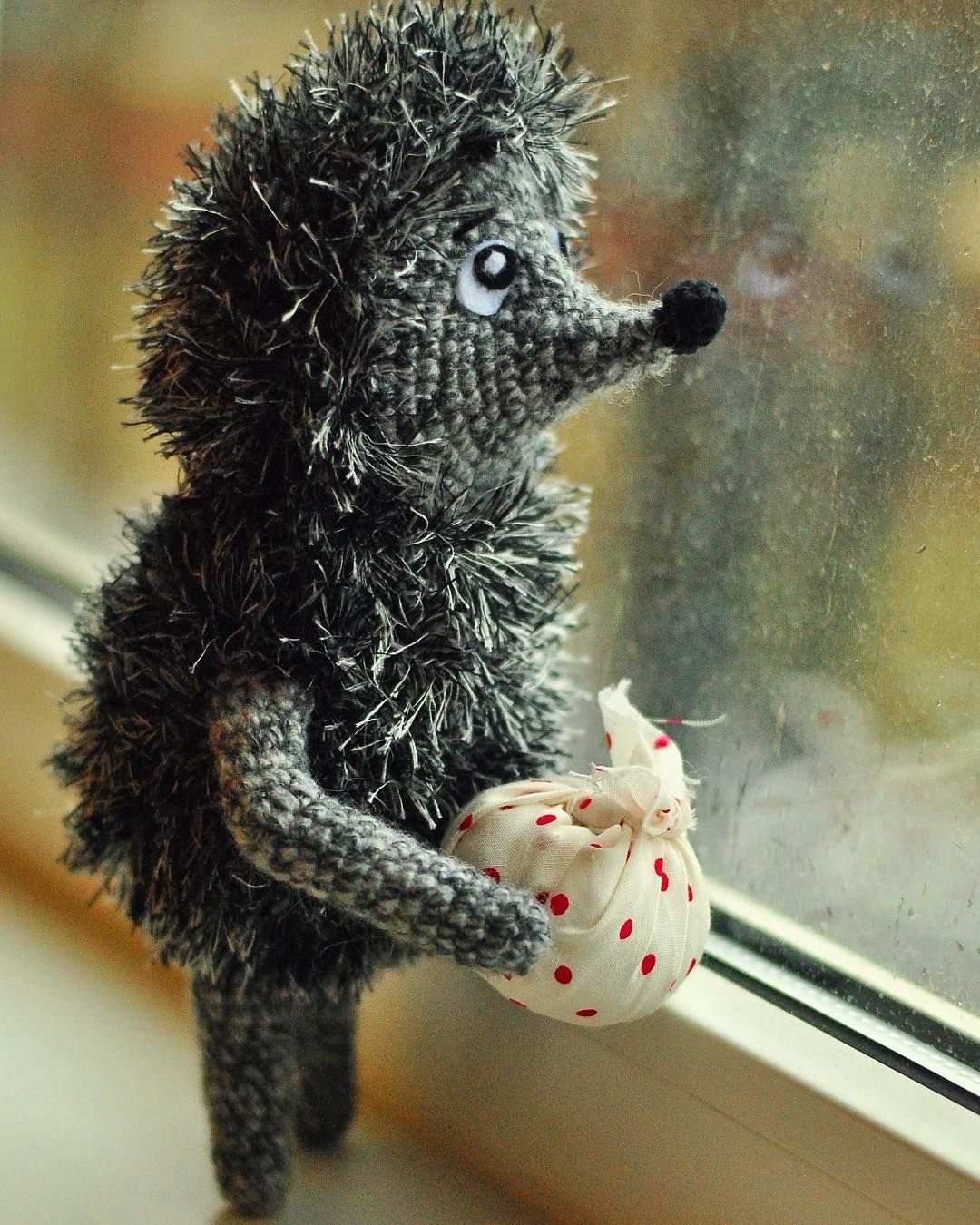 Ежик у окошка