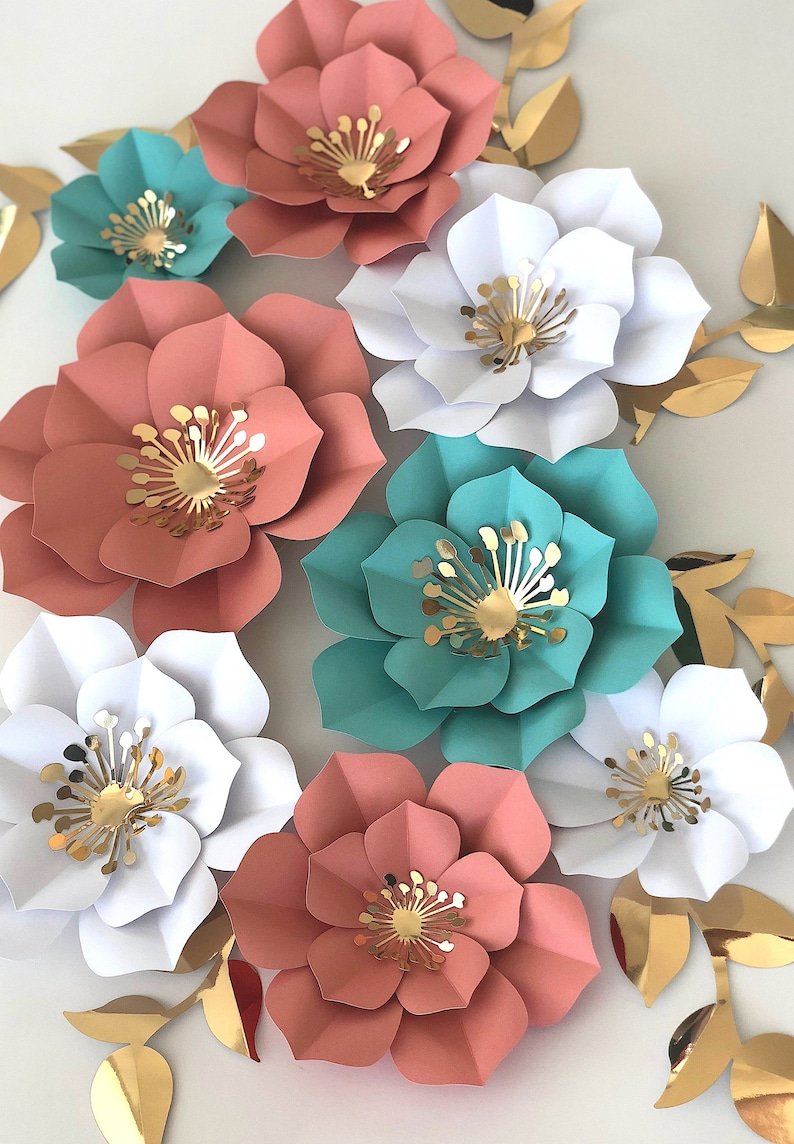 Цветы бумажные