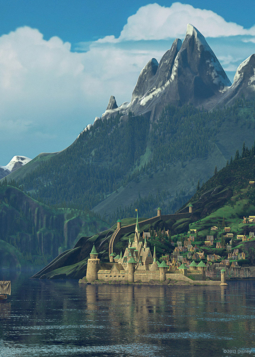 Холодное сердце ледяной дворец