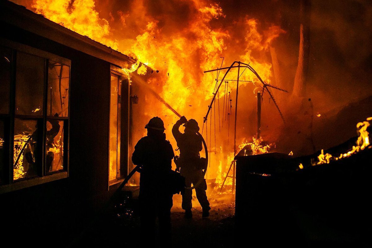 Пожар дома