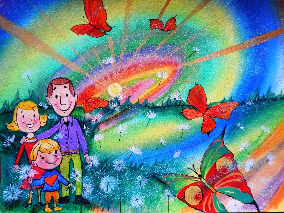 Радость рисунок