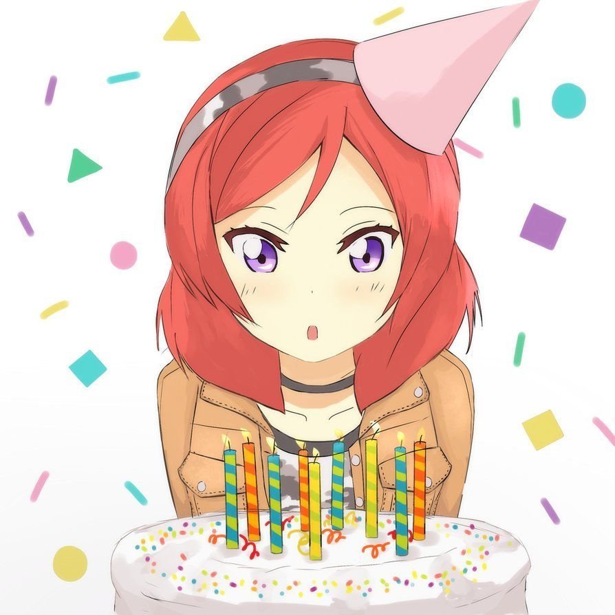 С днем рождения аниме