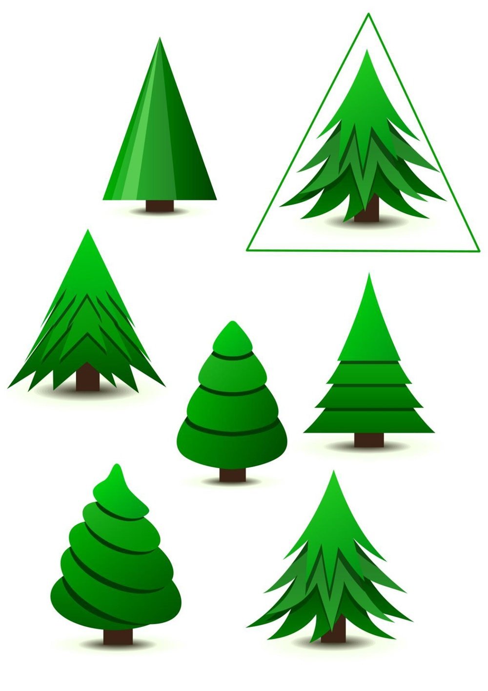 Ёлочка петлёй Векторная