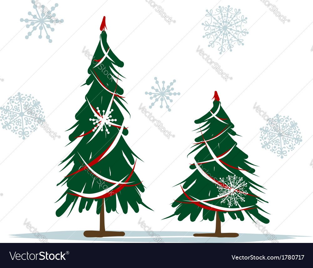 Елка большая и маленькая