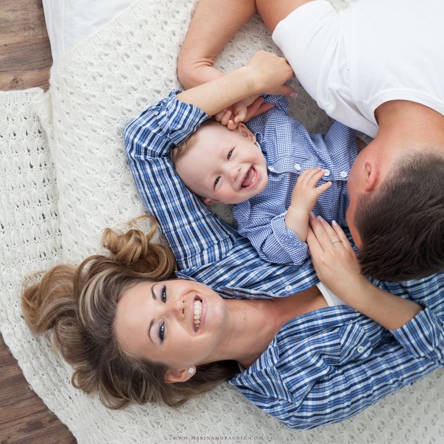 Фотосессия с 2 детьми и родителями