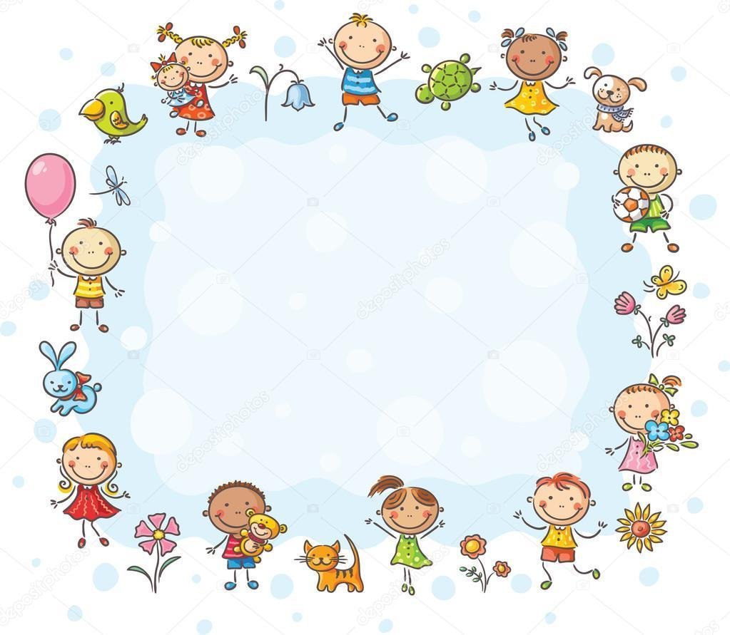 Рамка для текста дети