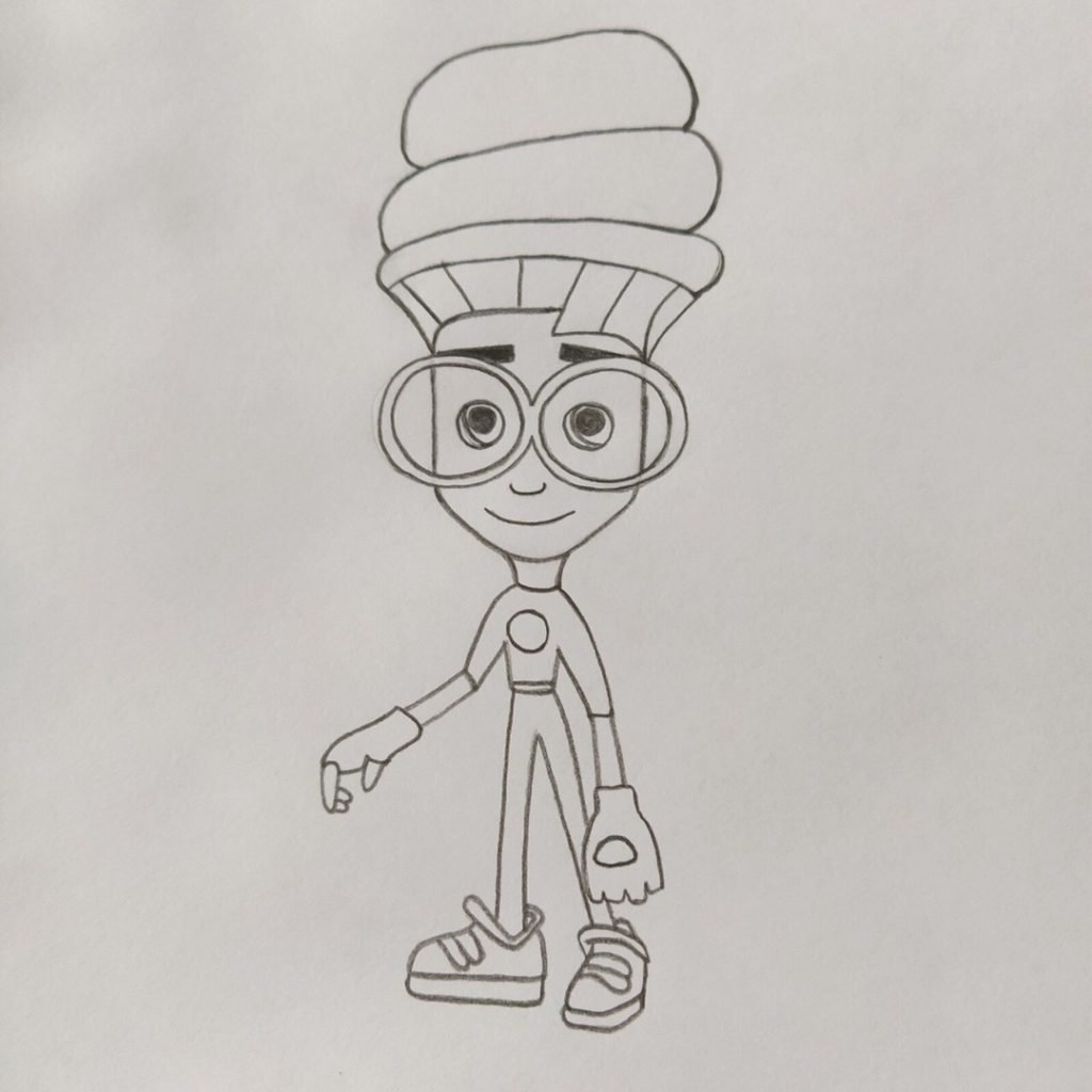 Раскраска Фиксики Файер злой